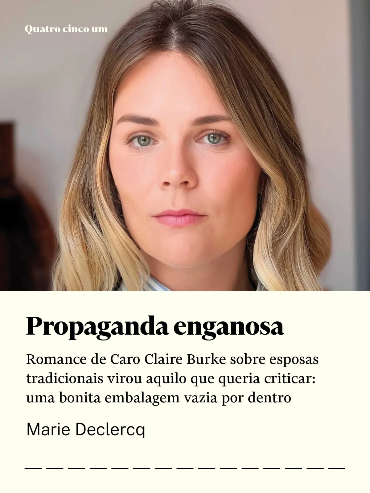 A Ilusão das Tradwifes: Como o Romance 'Bons tempos' Tornou-se Vítima da Própria Superficialidade