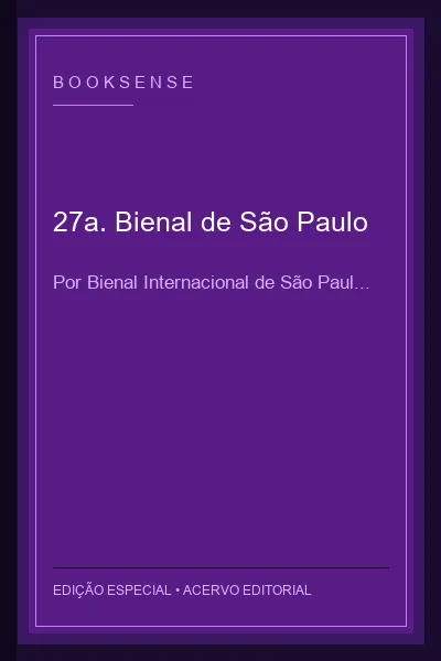 Capa de 27a. Bienal de São Paulo