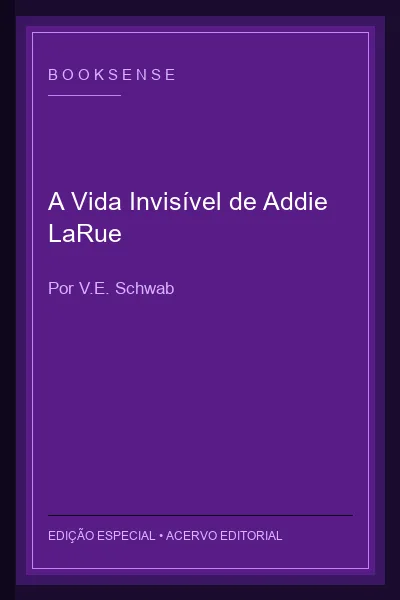 Capa de A Vida Invisível de Addie LaRue