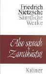 Capa de Also sprach Zarathustra