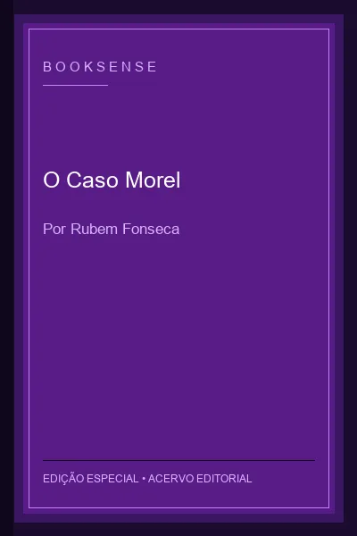 Capa de O Caso Morel