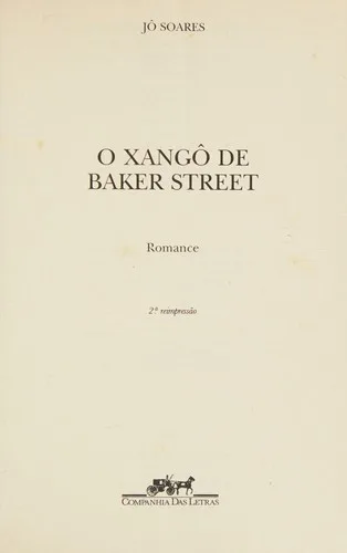 Capa de O xangô de Baker Street